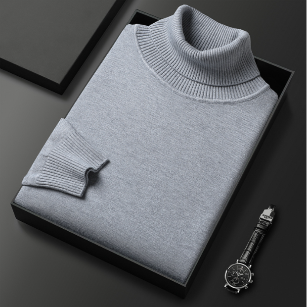 Jersey de cuello alto para hombre