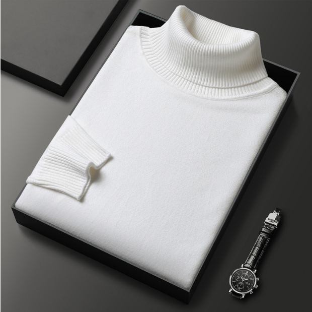 Jersey de cuello alto para hombre