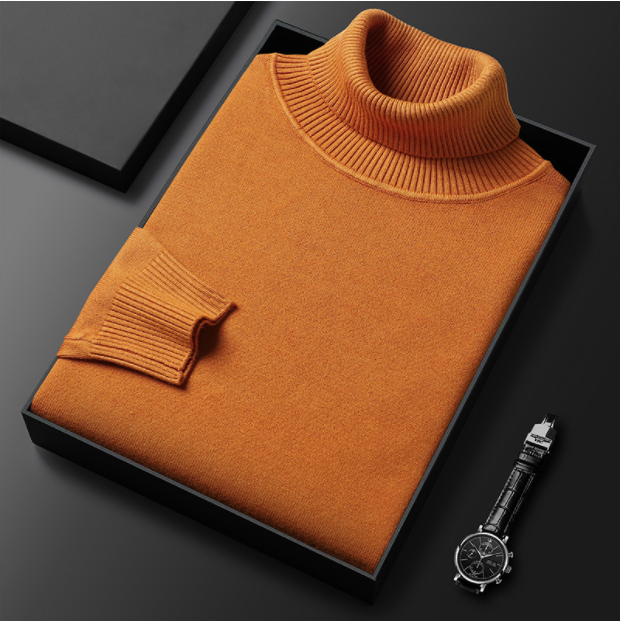 Suéter de Cuello Alto de Lujo para Hombre: Elegancia y Comodidad para el Día a Día
