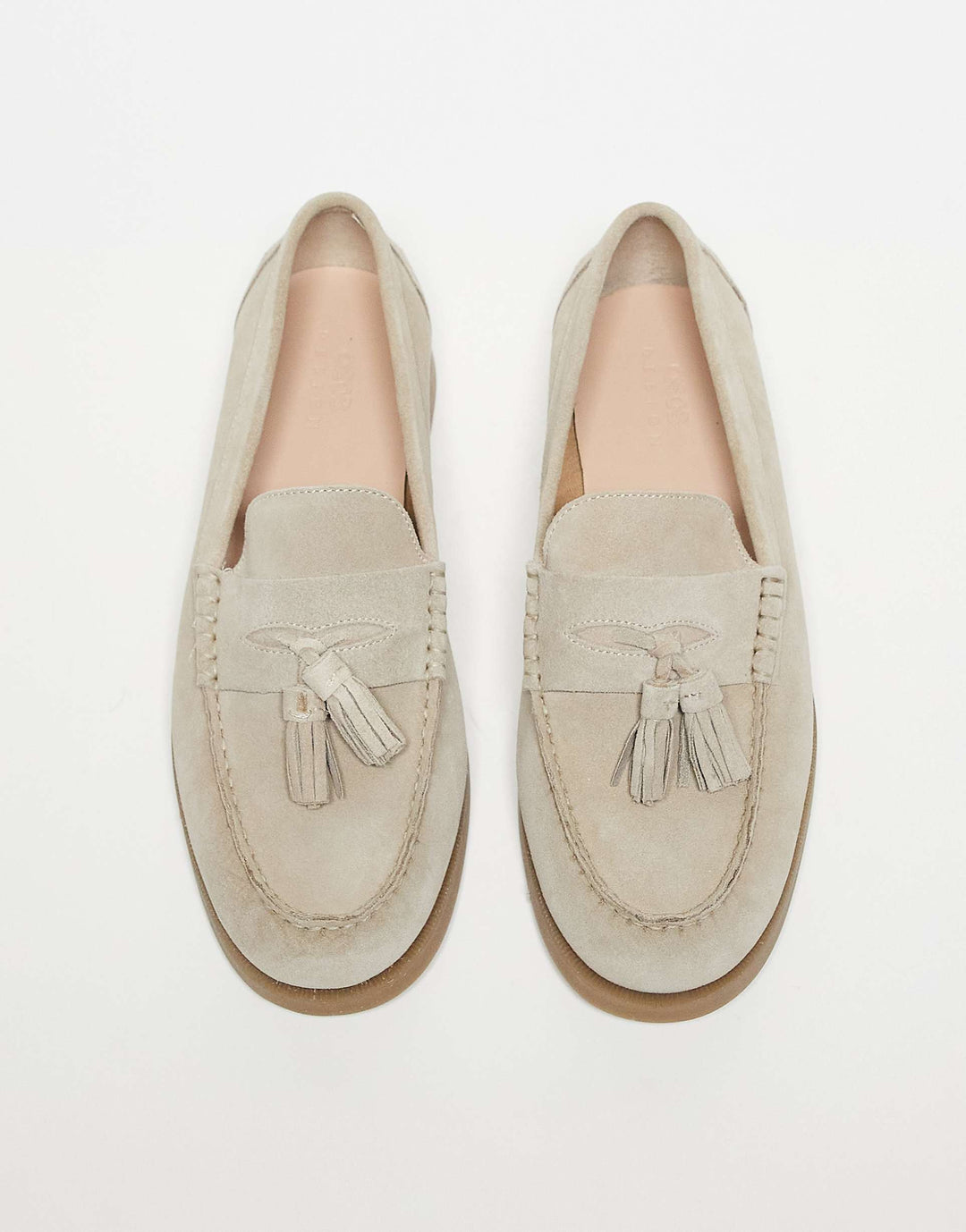 Mocasines de ante de lujo con detalle de borla