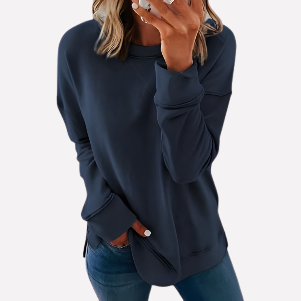 Sudadera de Cuello Redondo para Mujeres