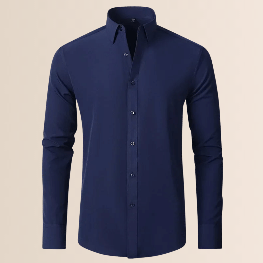 Camisa de vestir elástica para hombre