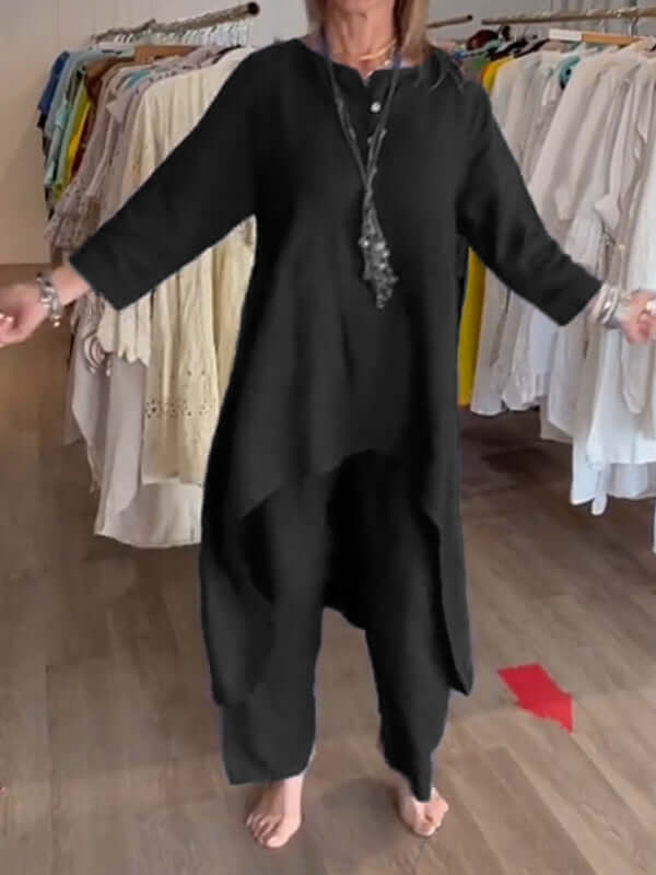 Traje de lino para mujer