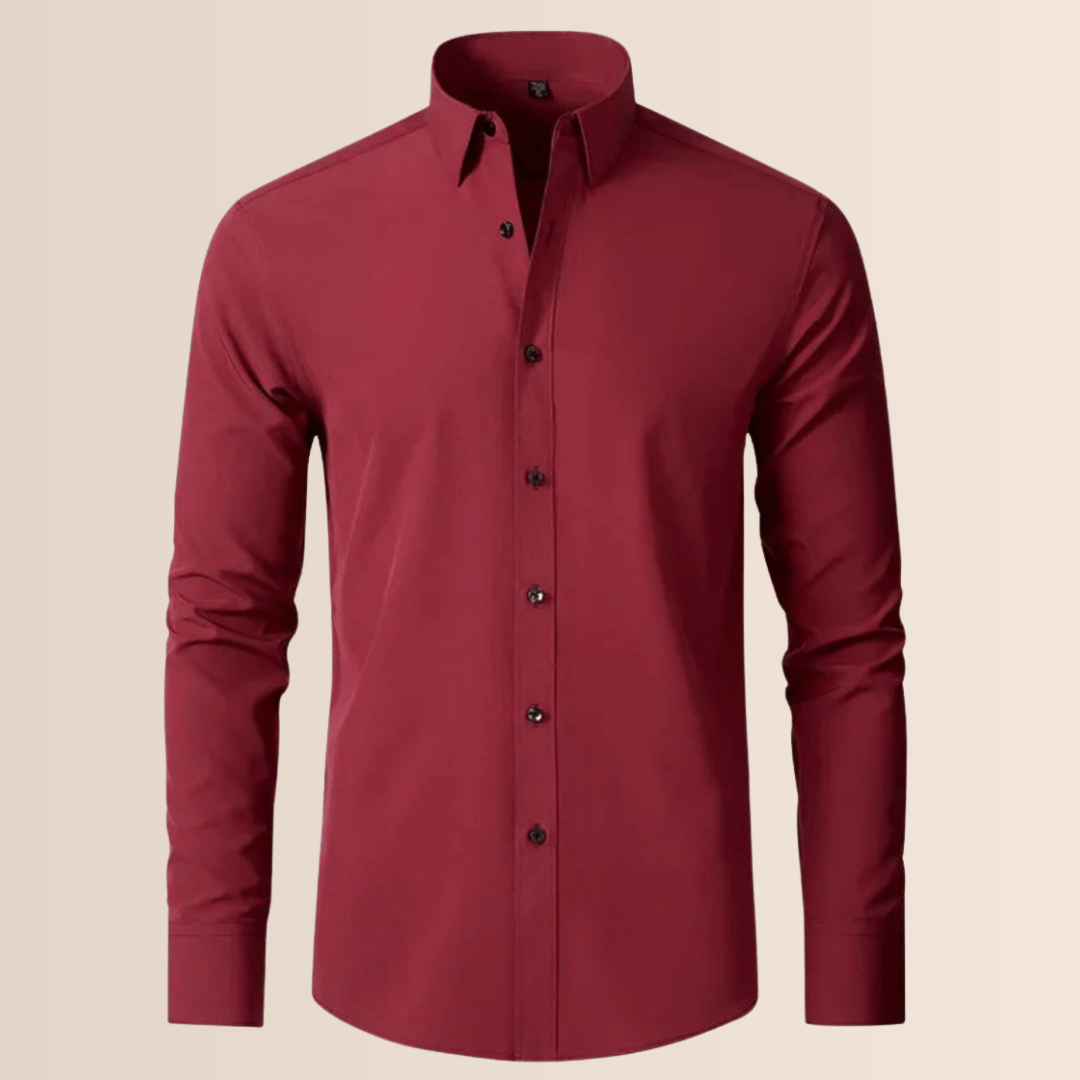 Camisa de vestir elástica para hombre