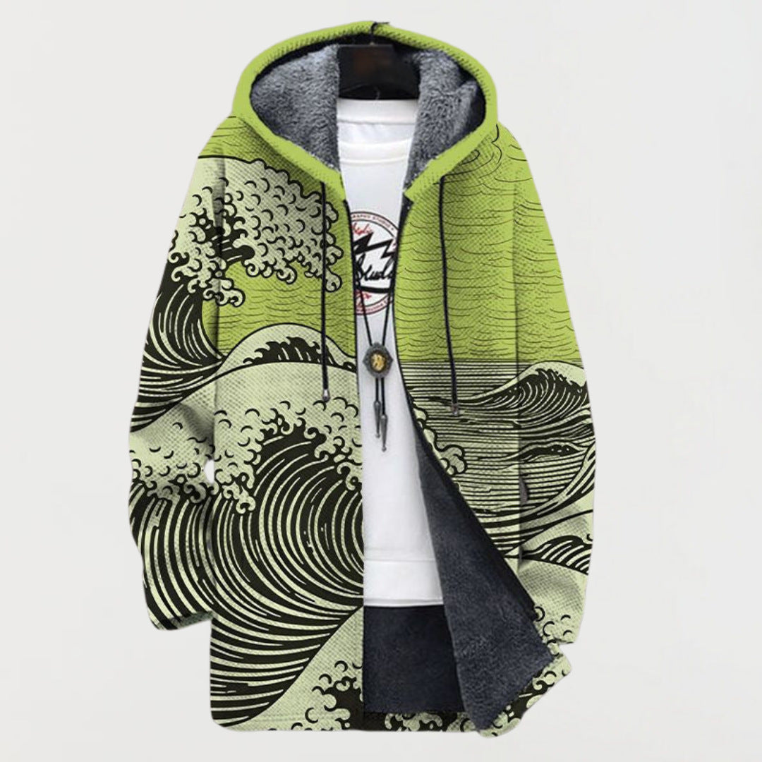 Milan – Chaleco retro con bloques de color para hombre