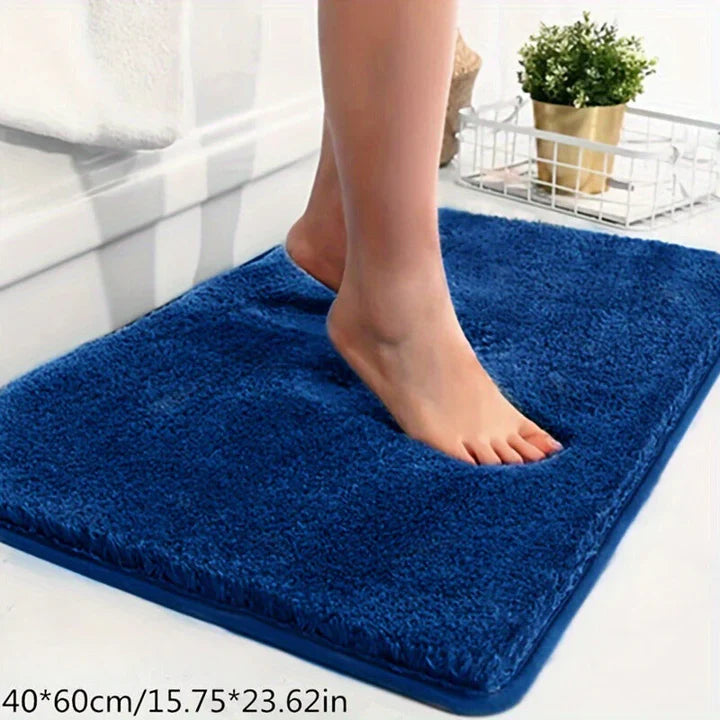 Alfombrilla de baño suave y lujosa