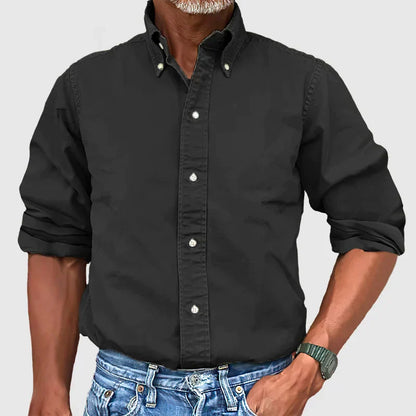 Camisa clásica de manga larga para hombre