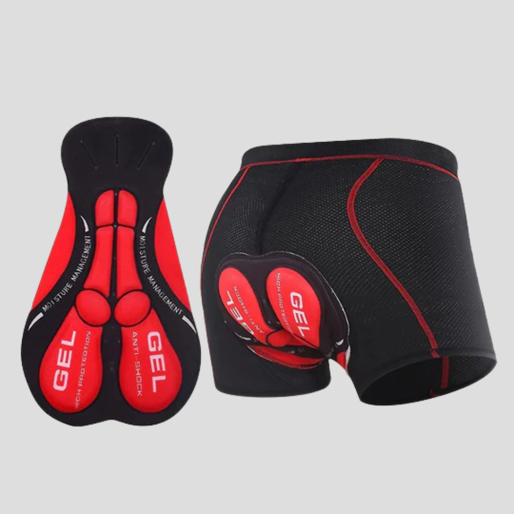 Culotte interior de ciclismo unisex con almohadilla de gel