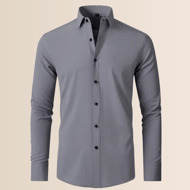 Camisa de vestir elástica para hombre