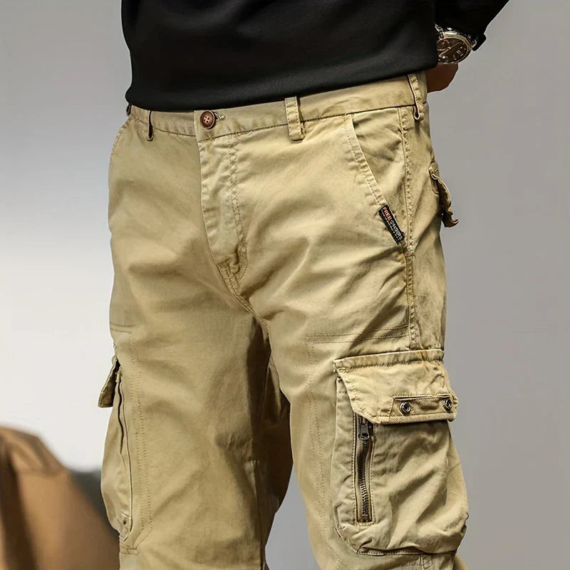 Pantalones de chándal tipo cargo elegantes para hombre