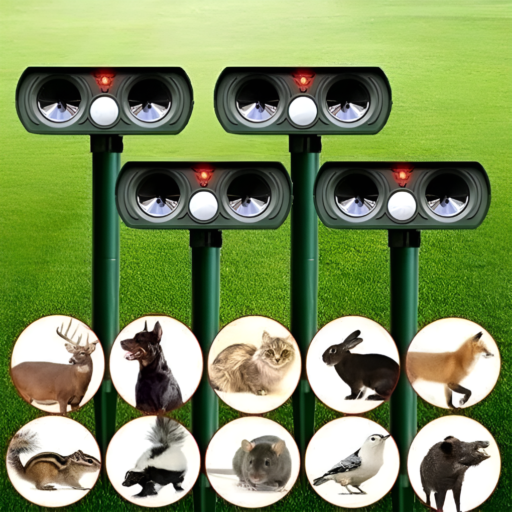 Repelente de Plagas de Animales Solar Infrarrojo