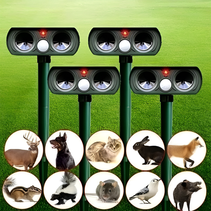 Repelente de Plagas de Animales Solar Infrarrojo