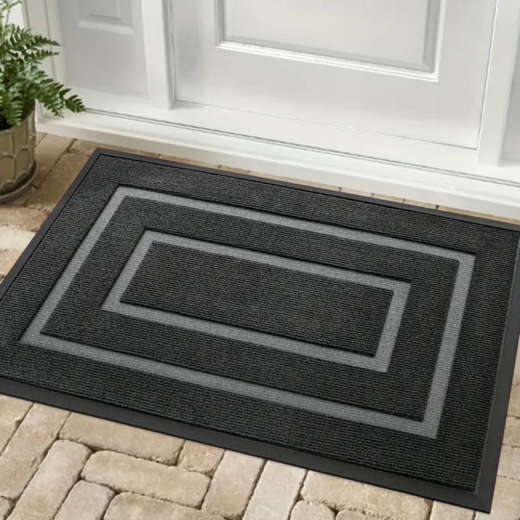 Alfombrilla de puerta de goma resistente al agua y todo el año