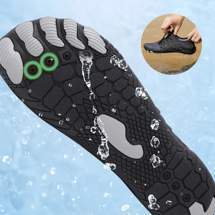 Zapatos ortopédicos para pies descalzos