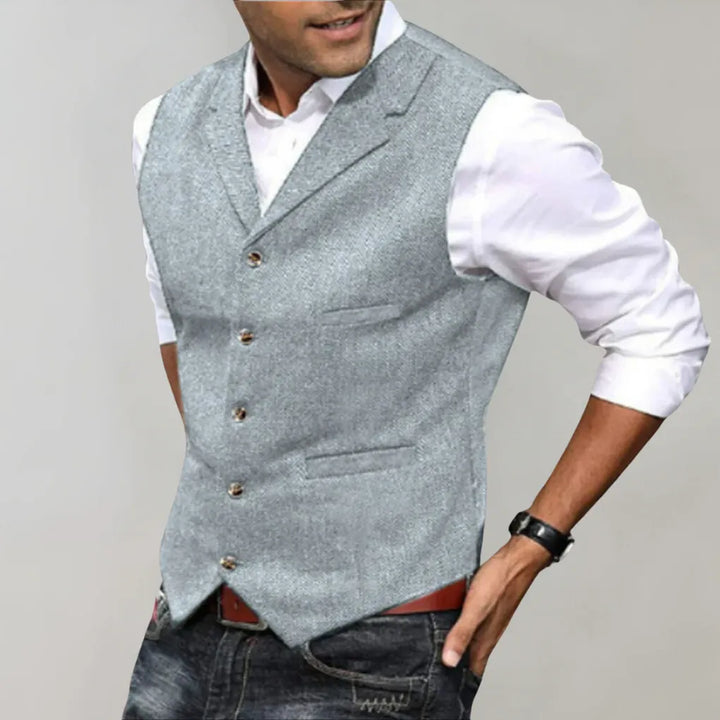Chaleco Elegante para Hombre – Capa Refinada para Looks Formales