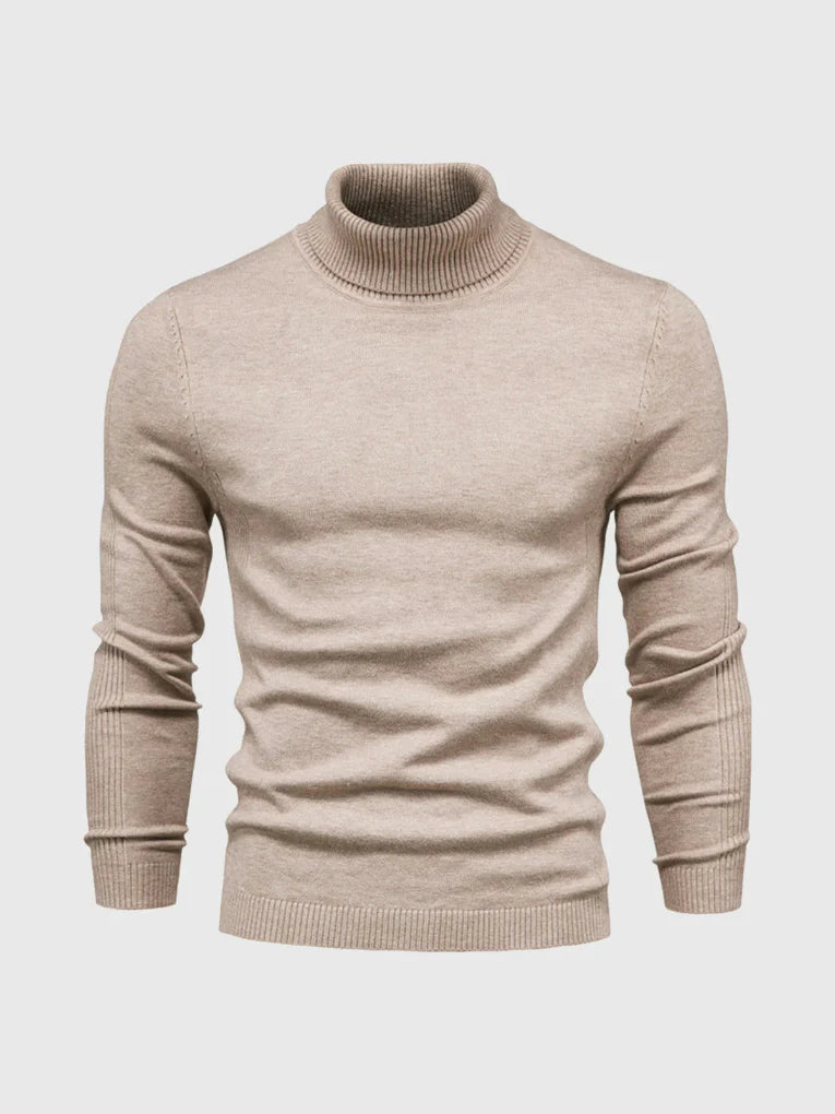 Suéter de cuello alto para hombre