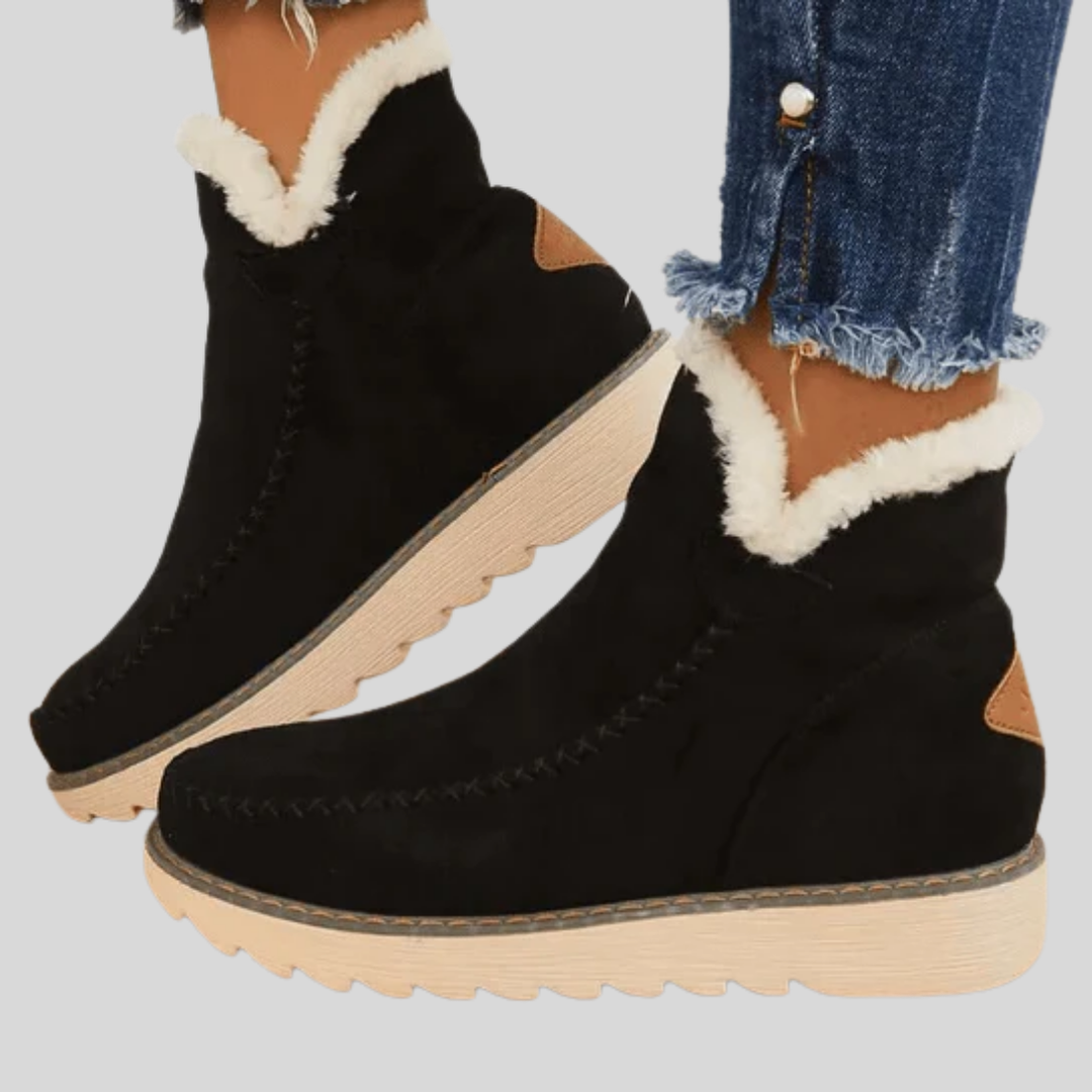 Botas de Tobillo Aisladas para Mujeres en Invierno