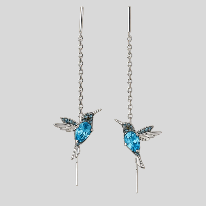Aretes de Gotero Colibrí para Mujeres