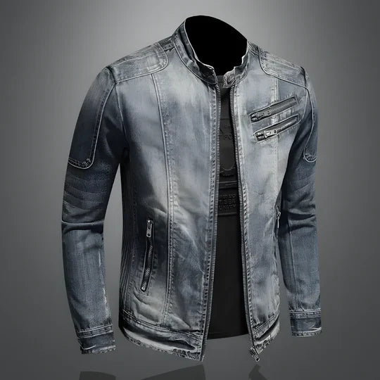 Chaqueta vaquera retro para hombre