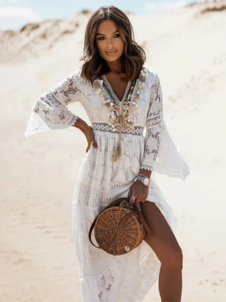 Maxivestido bohemio