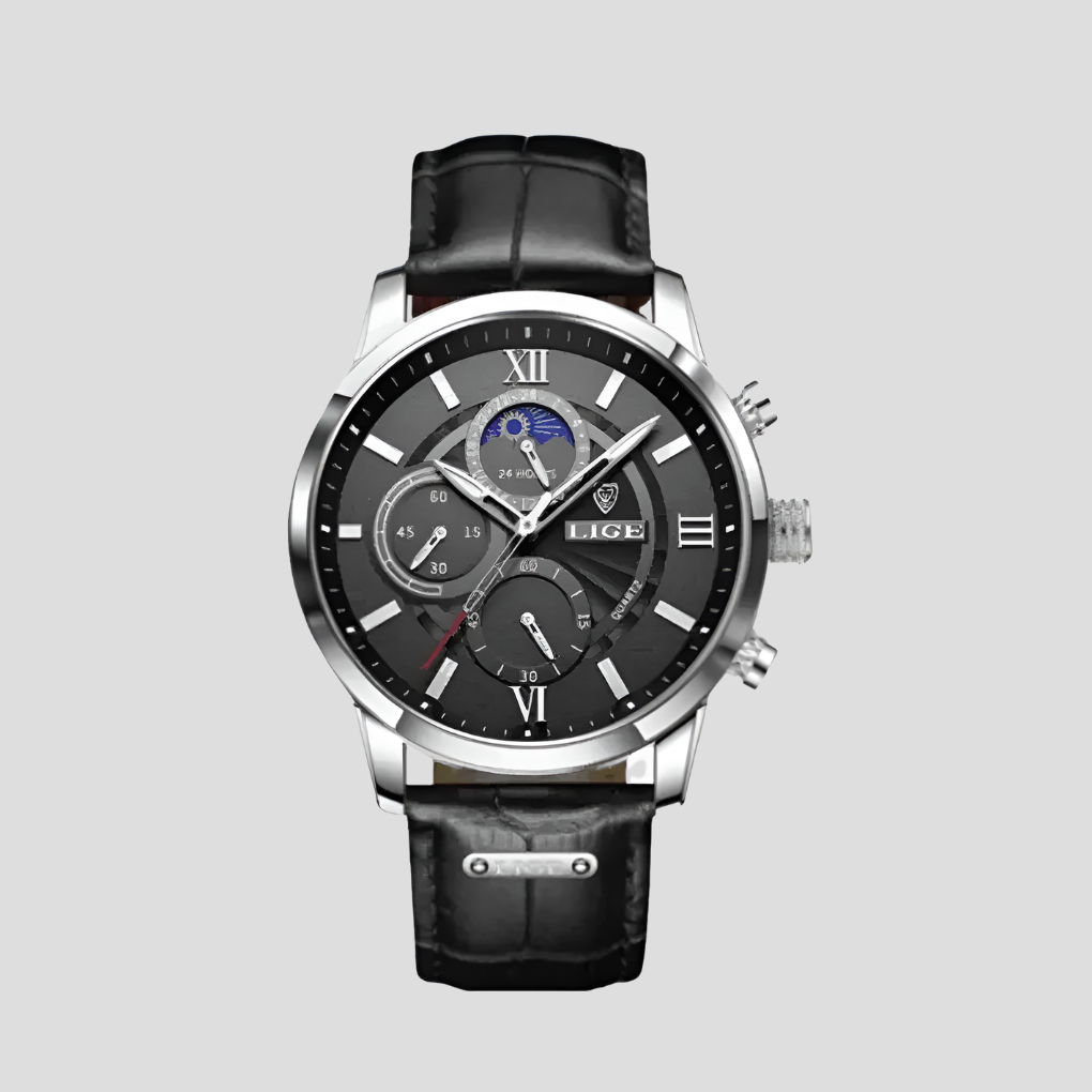 Reloj clásico para hombre de 42 mm, elegante y funcional.