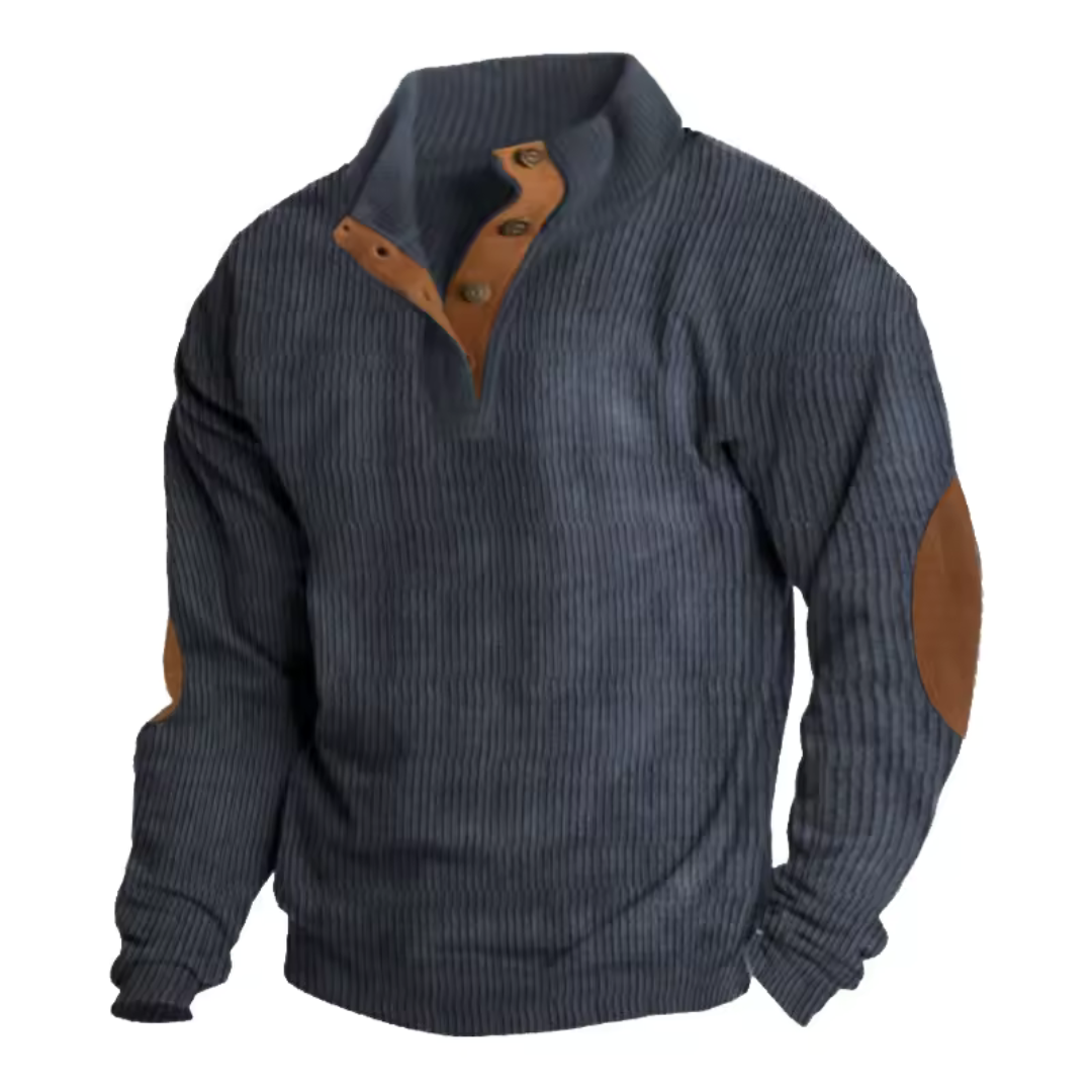 Elegante y cómodo jersey de pana para hombre