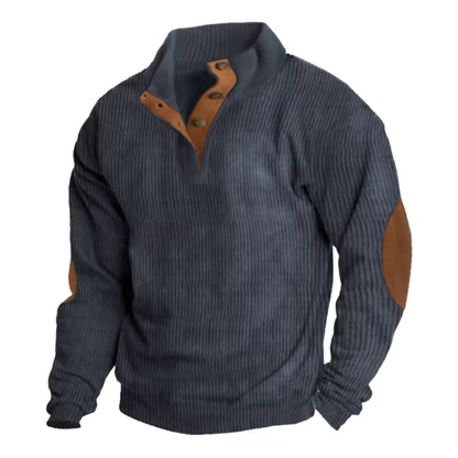 Elegante y cómodo jersey de pana para hombre