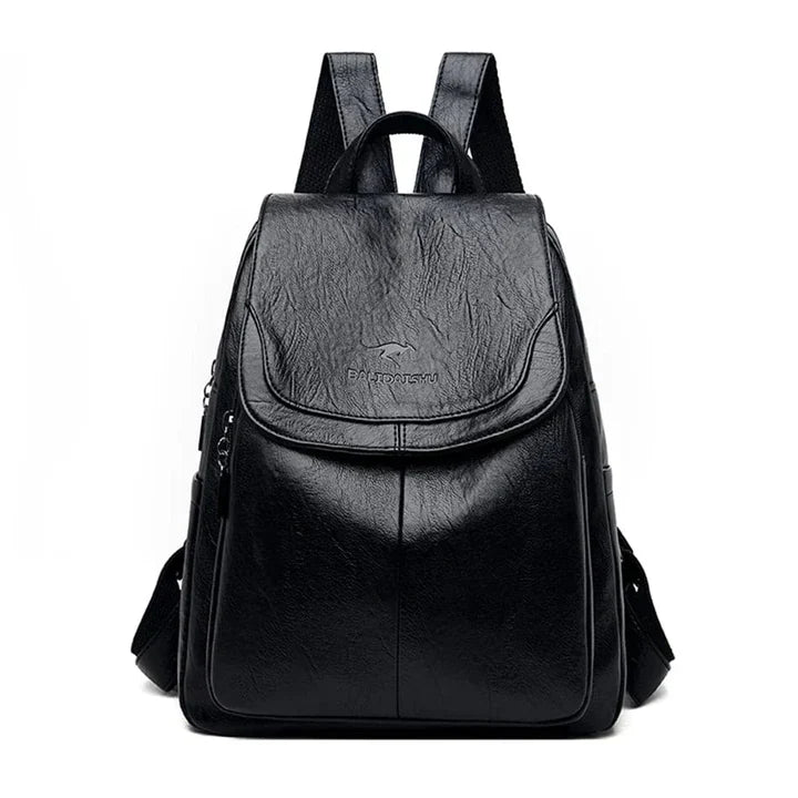 Mochila de piel resistente para mujer