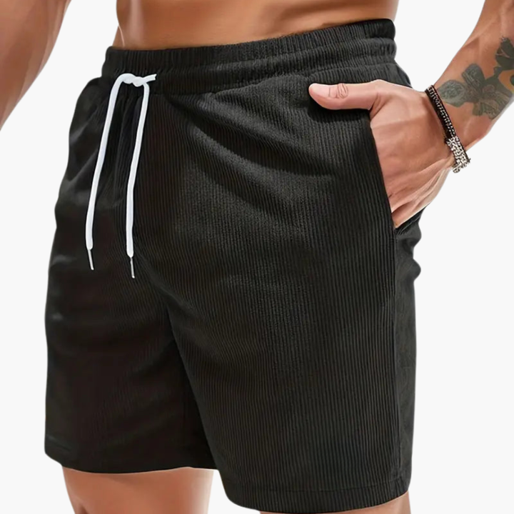 Pantalones Cortos de Cordones para Hombres – Estilo Casual de Verano