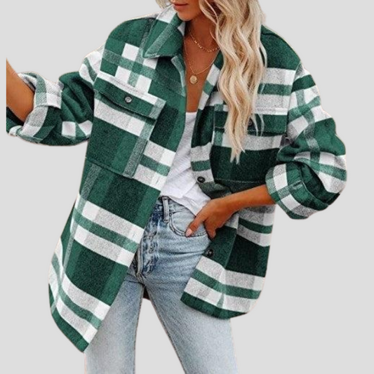 Camisa a cuadros para mujer