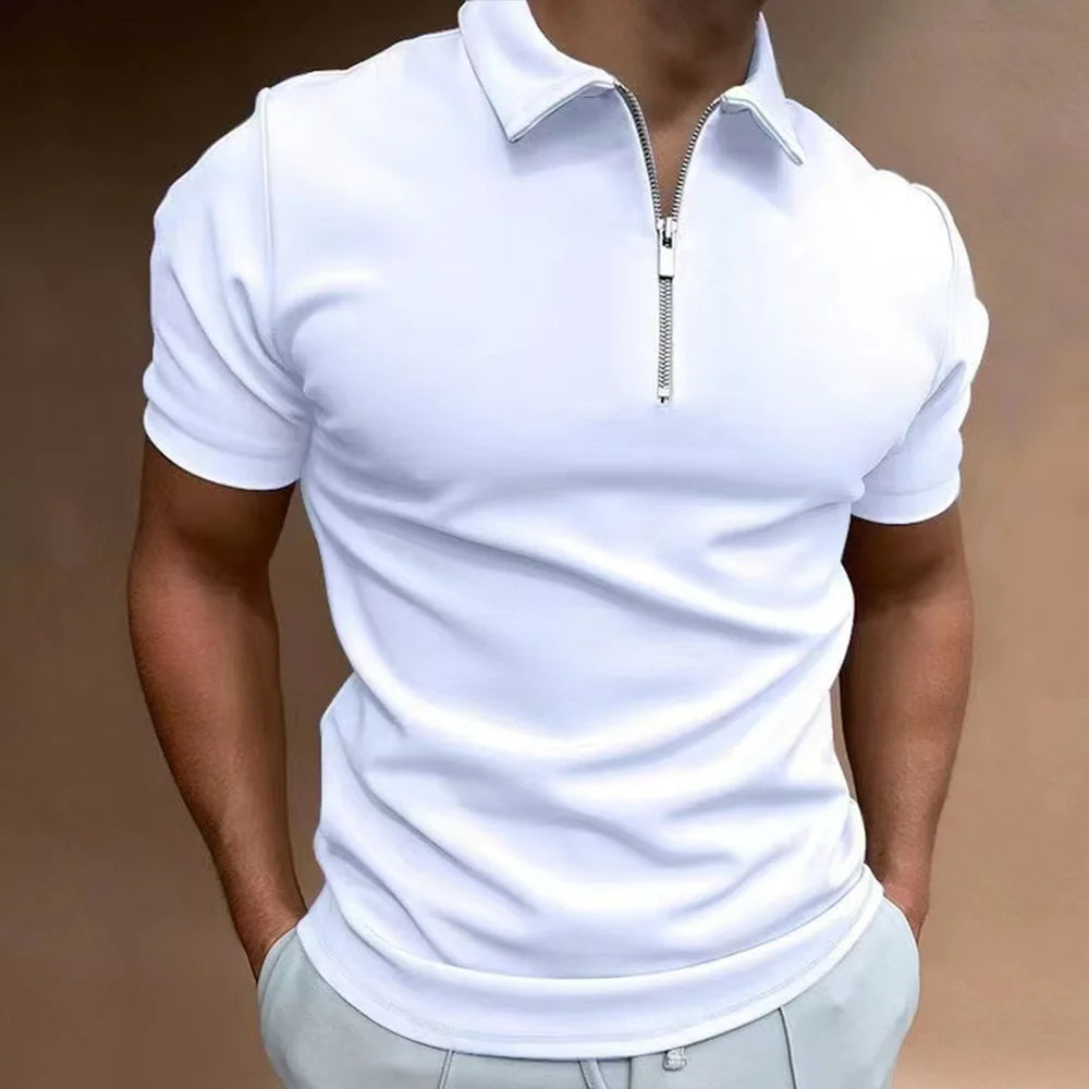 Polo con cuello con cremallera: la sofisticación moderna se une a la comodidad del día a día