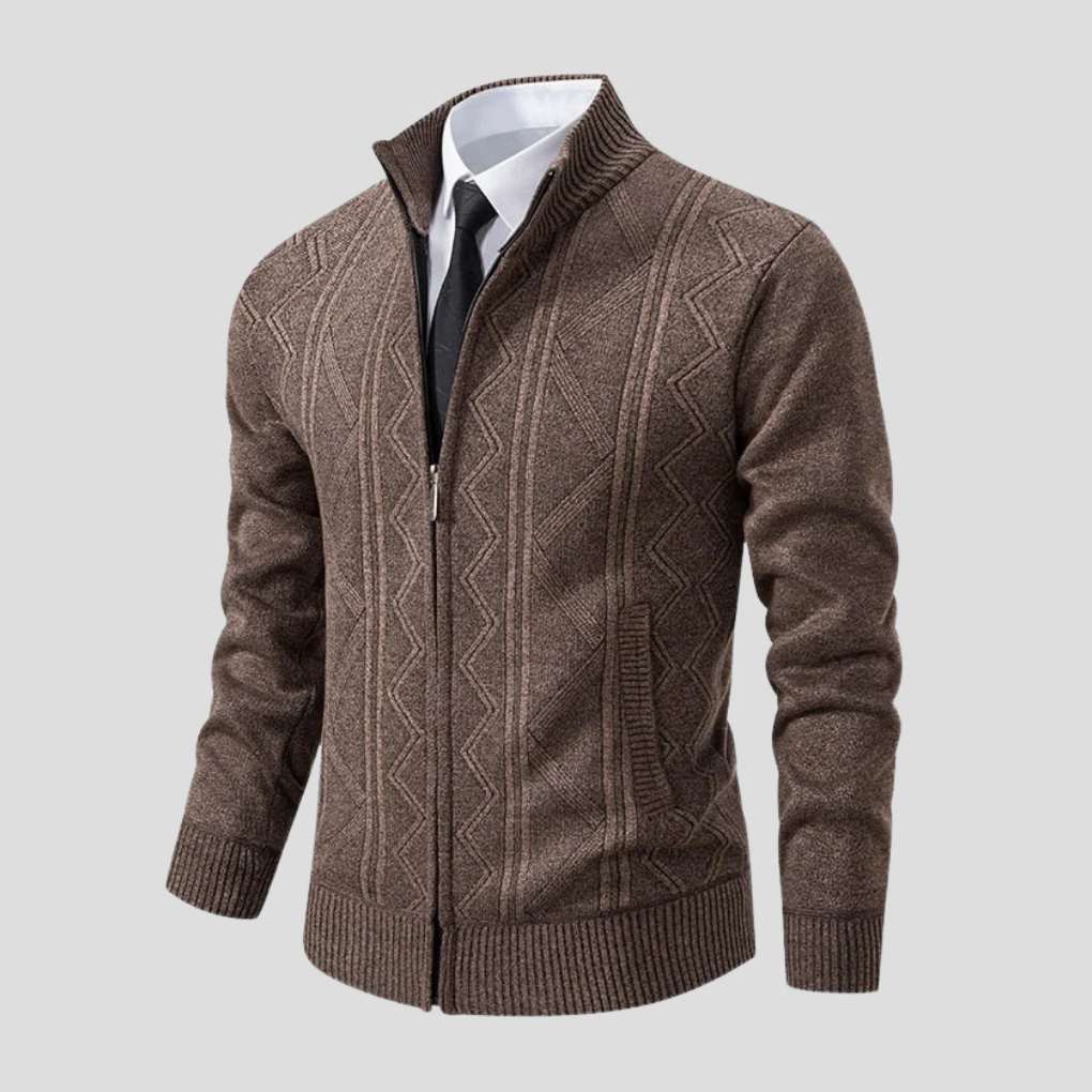 Cardigan de Hombre – Pieza de Capa Estilo de Punto