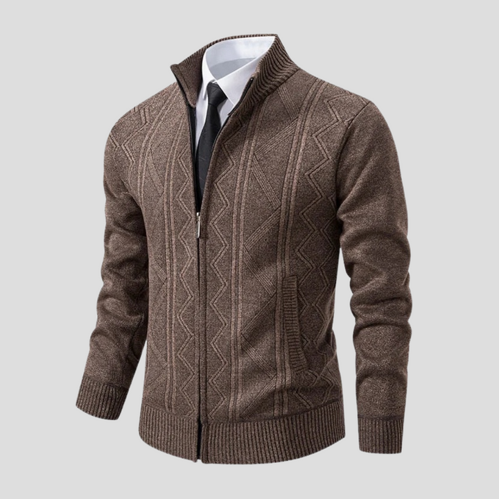 Cardigan de Hombre – Pieza de Capa Estilo de Punto