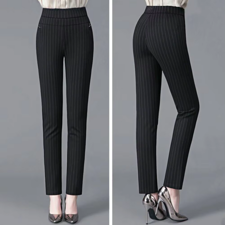 Pantalones Elásticos de Cintura Alta para Mujeres