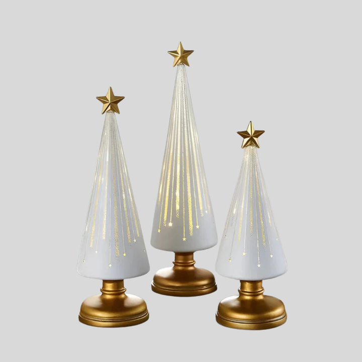 Decoración de Árbol de Navidad Iluminada para Hombres