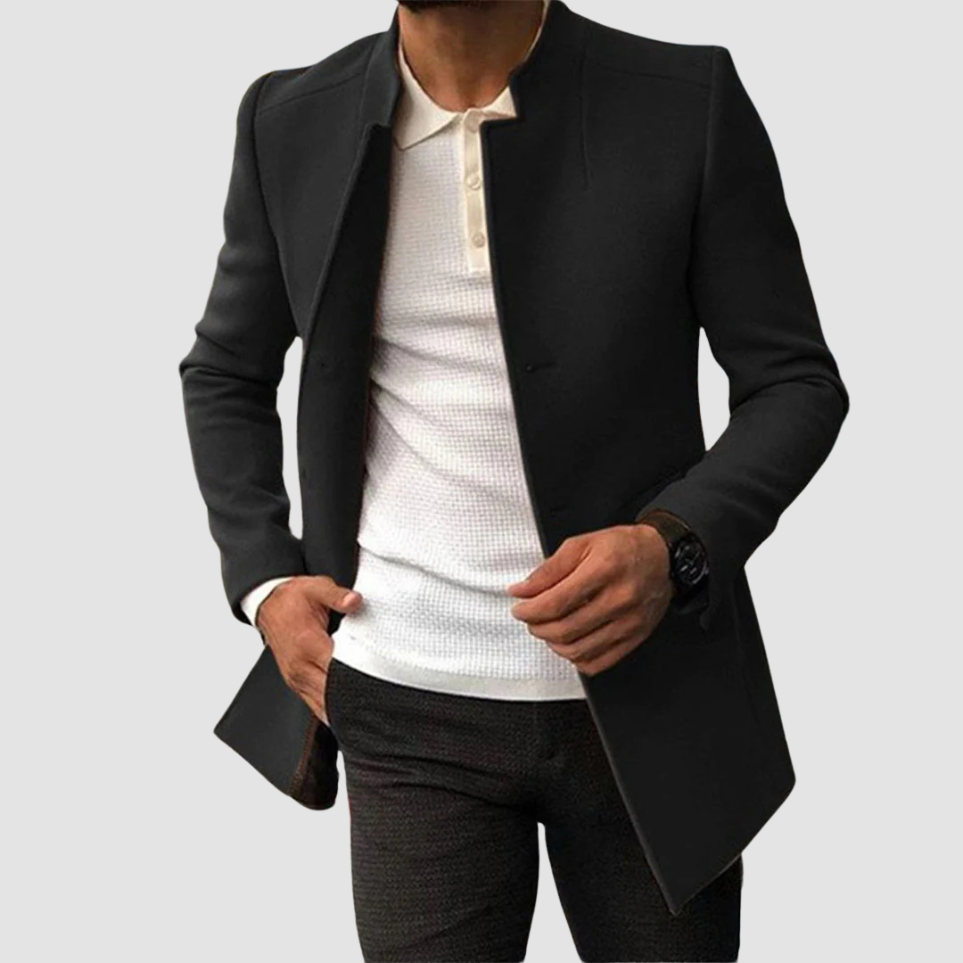 Abrigo largo clásico para hombre