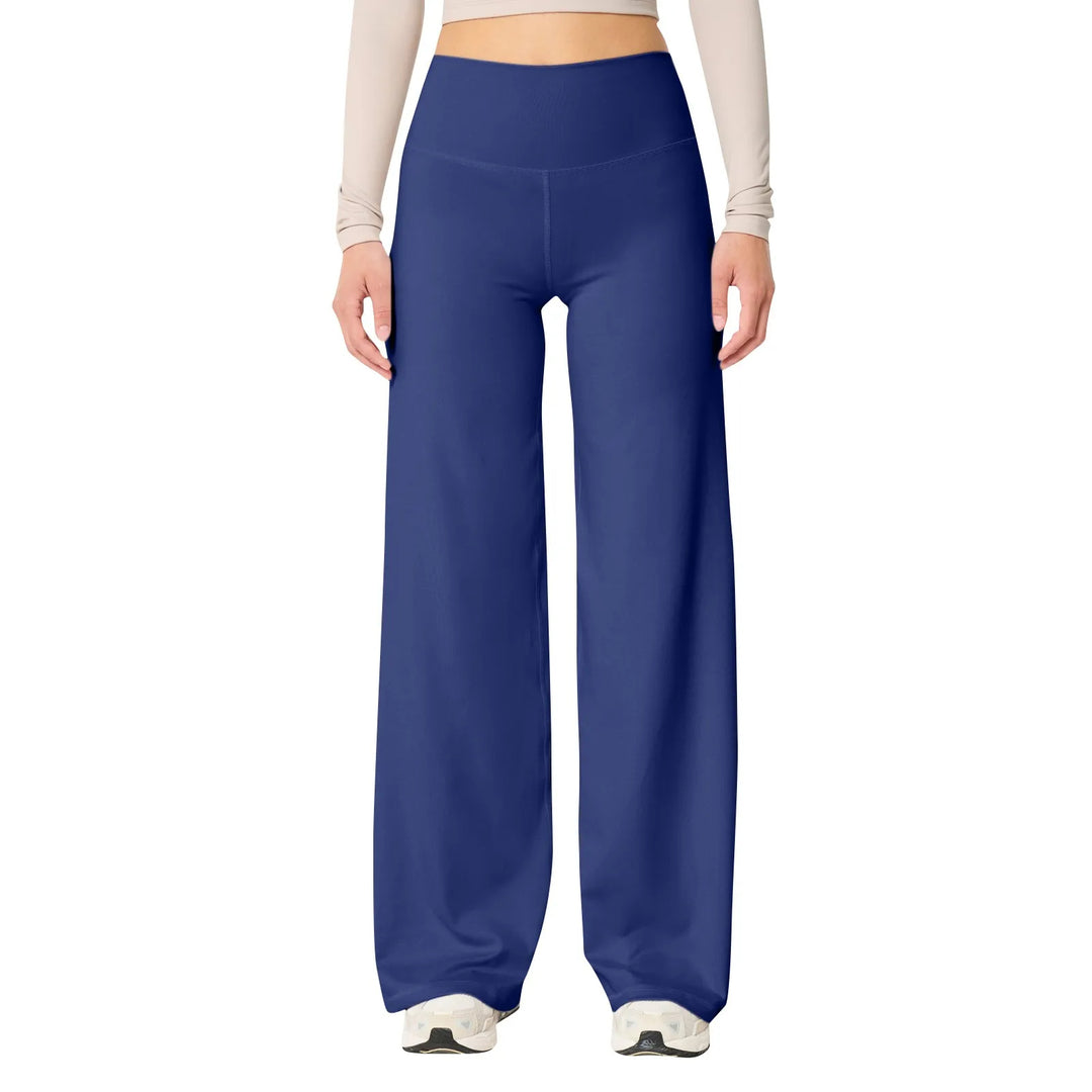Pantalones de yoga elásticos de cintura alta para mujer: corte favorecedor y comodidad durante todo el día