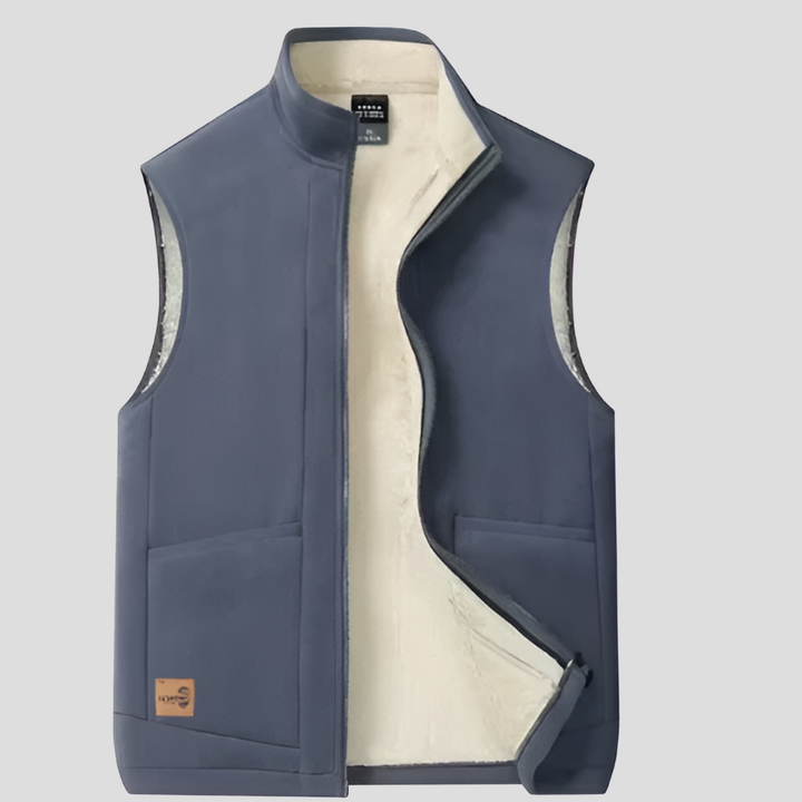 Chaleco de Invierno Forrado para Hombres – Cálido y Estiloso