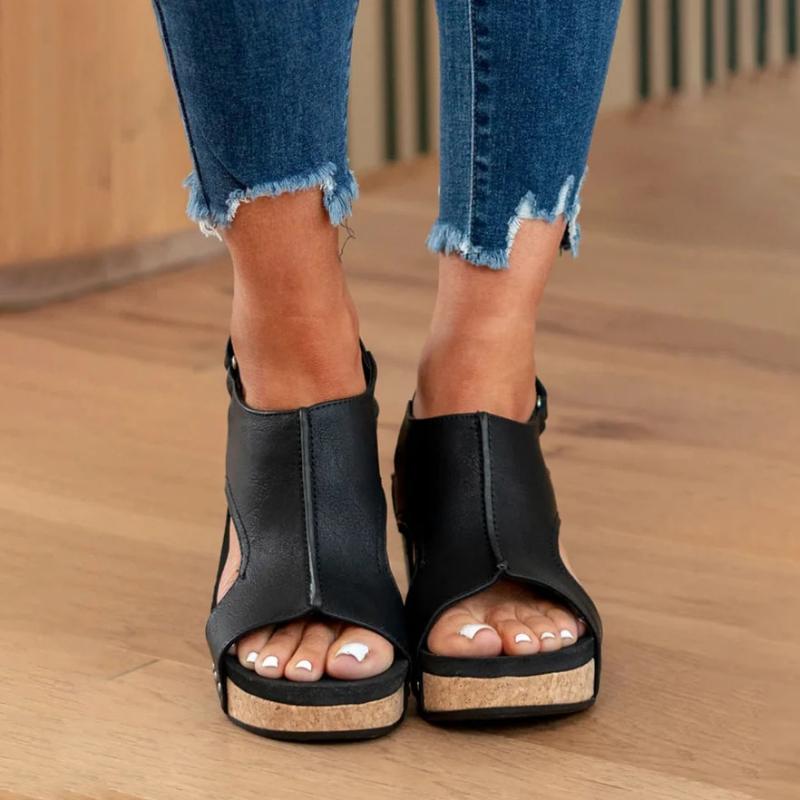 Valery – Sandalias de piel para mujer diseñadas para el equilibrio