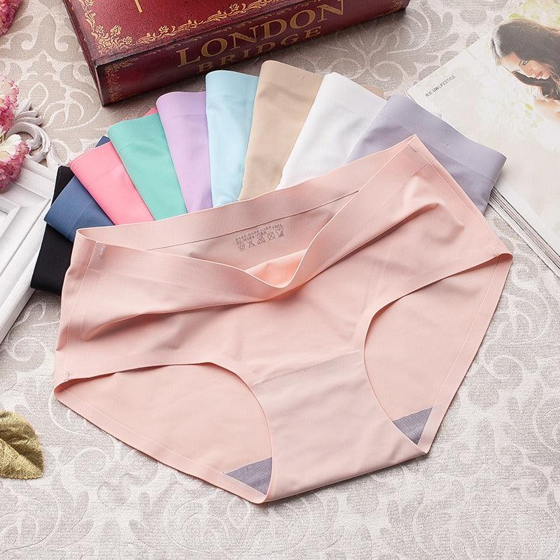 Ropa interior sedosa sin costuras para mujer (juego de 5)