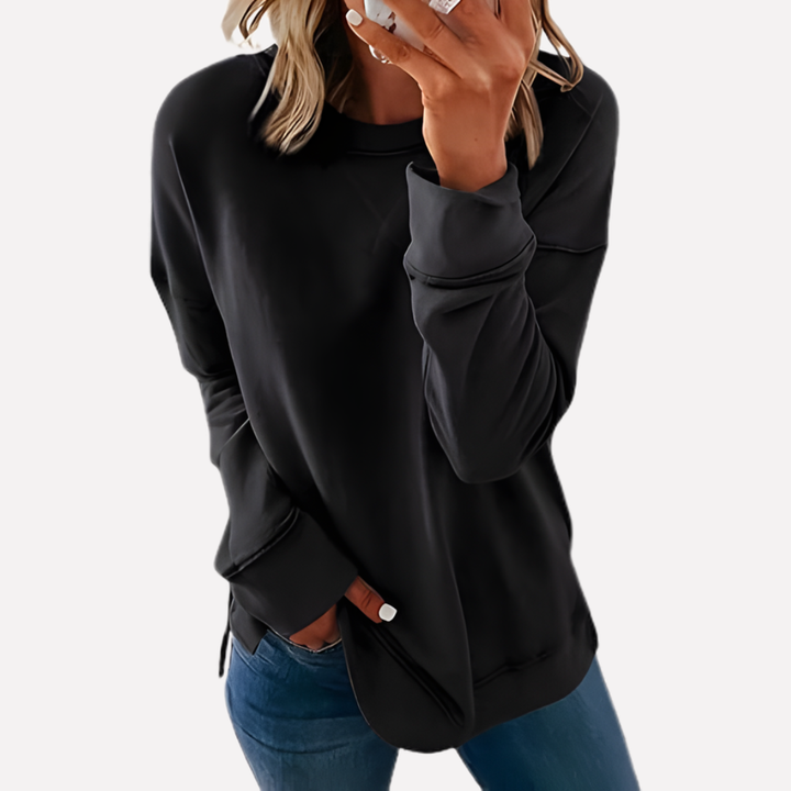 Sudadera de Cuello Redondo para Mujeres