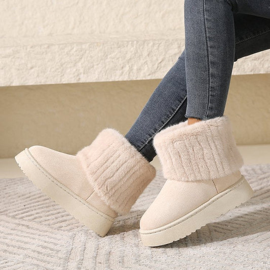Botas de casa de invierno para mujer