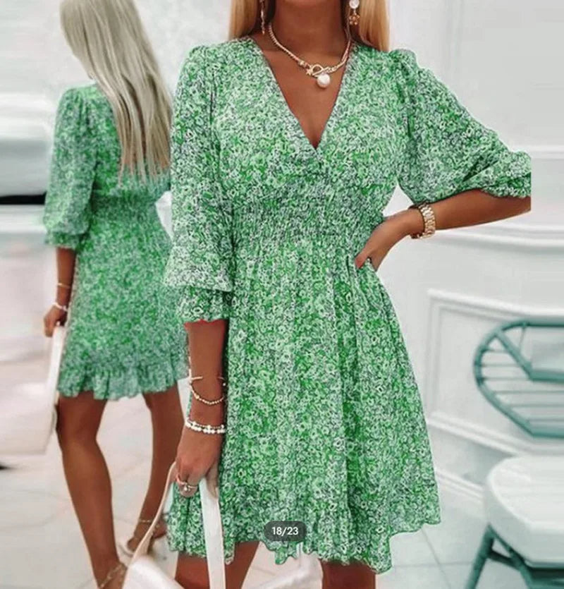 Minivestido boho floral: encanto bohemio sin esfuerzo para los días soleados