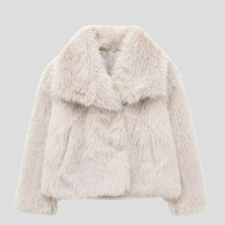 Chaqueta de Piel Sintética para Mujeres