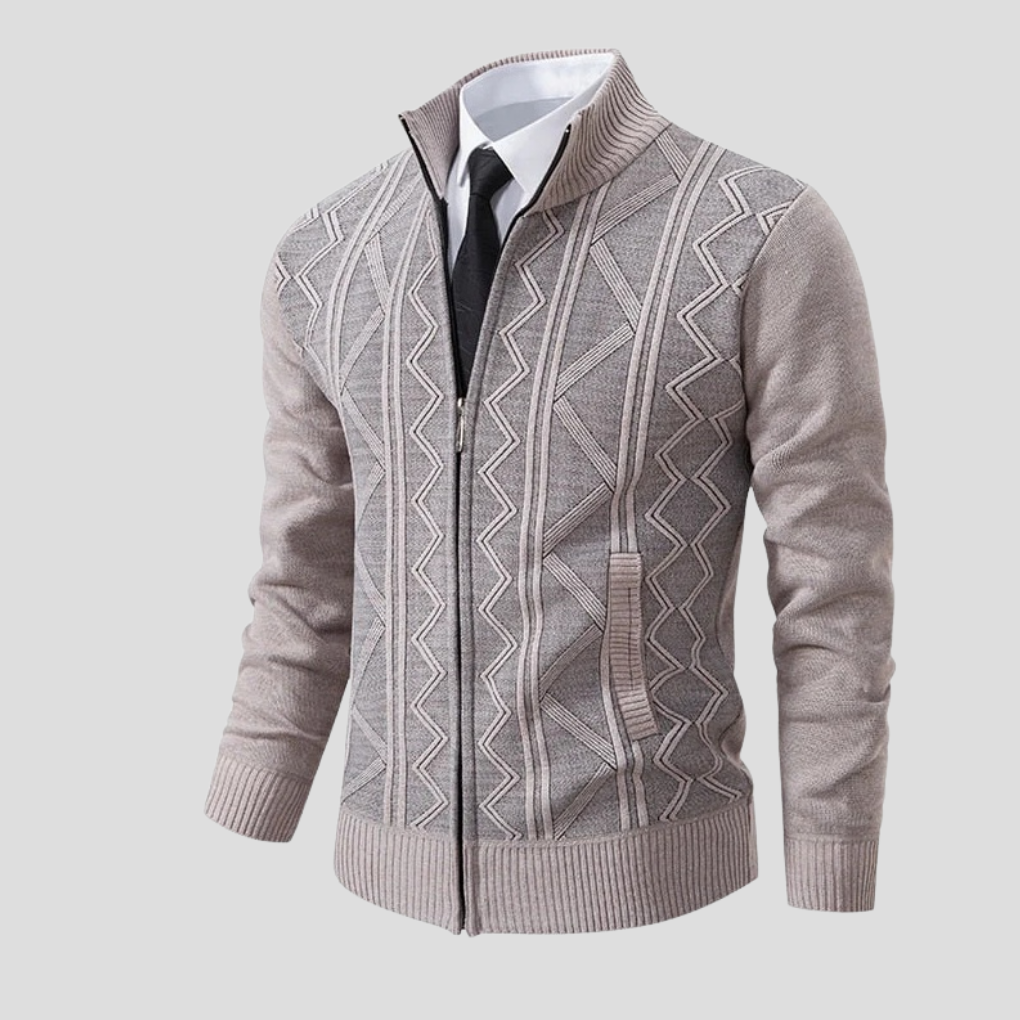 Cardigan de Hombre – Pieza de Capa Estilo de Punto