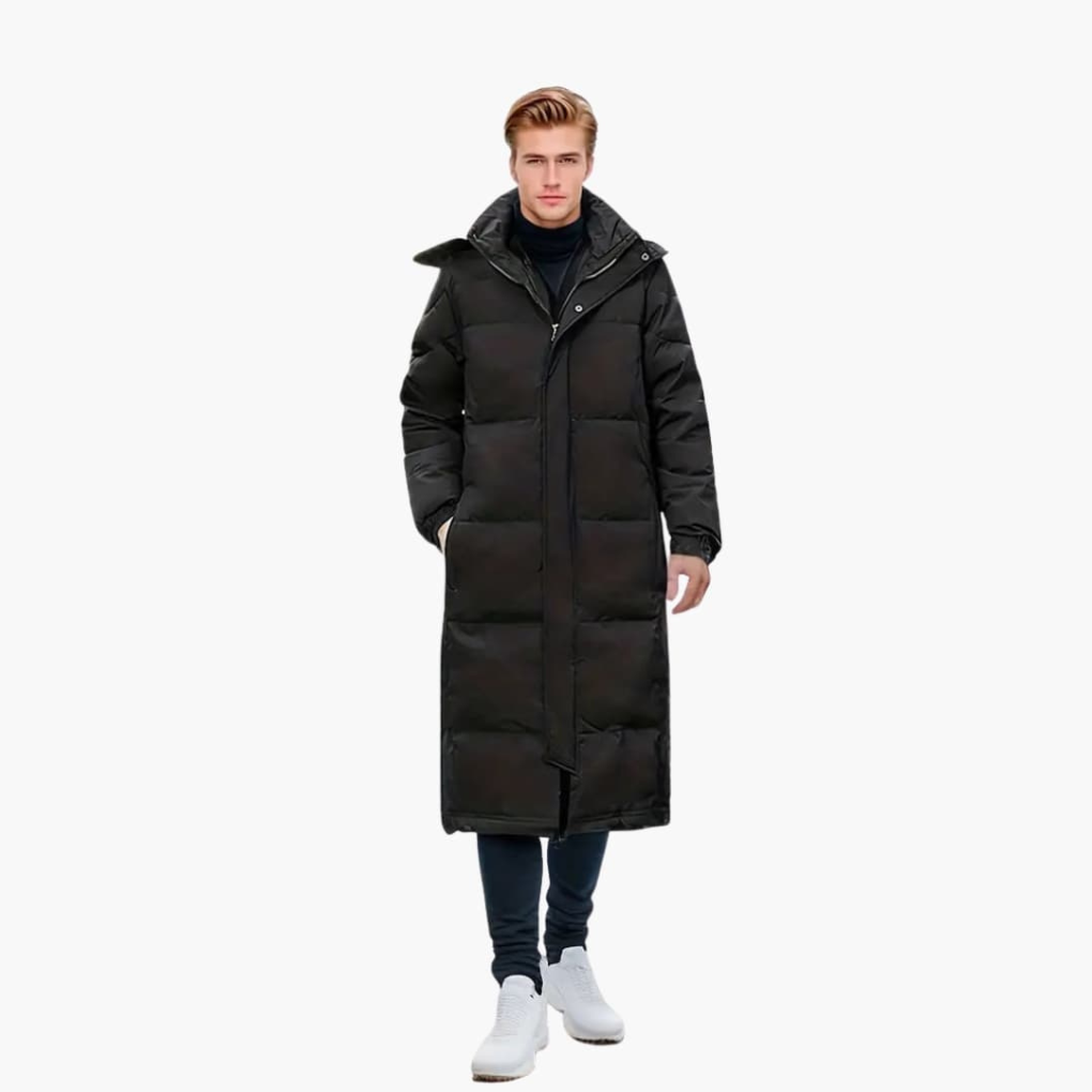 Chaqueta Padded para Hombres para Invierno con Cremallera Completa