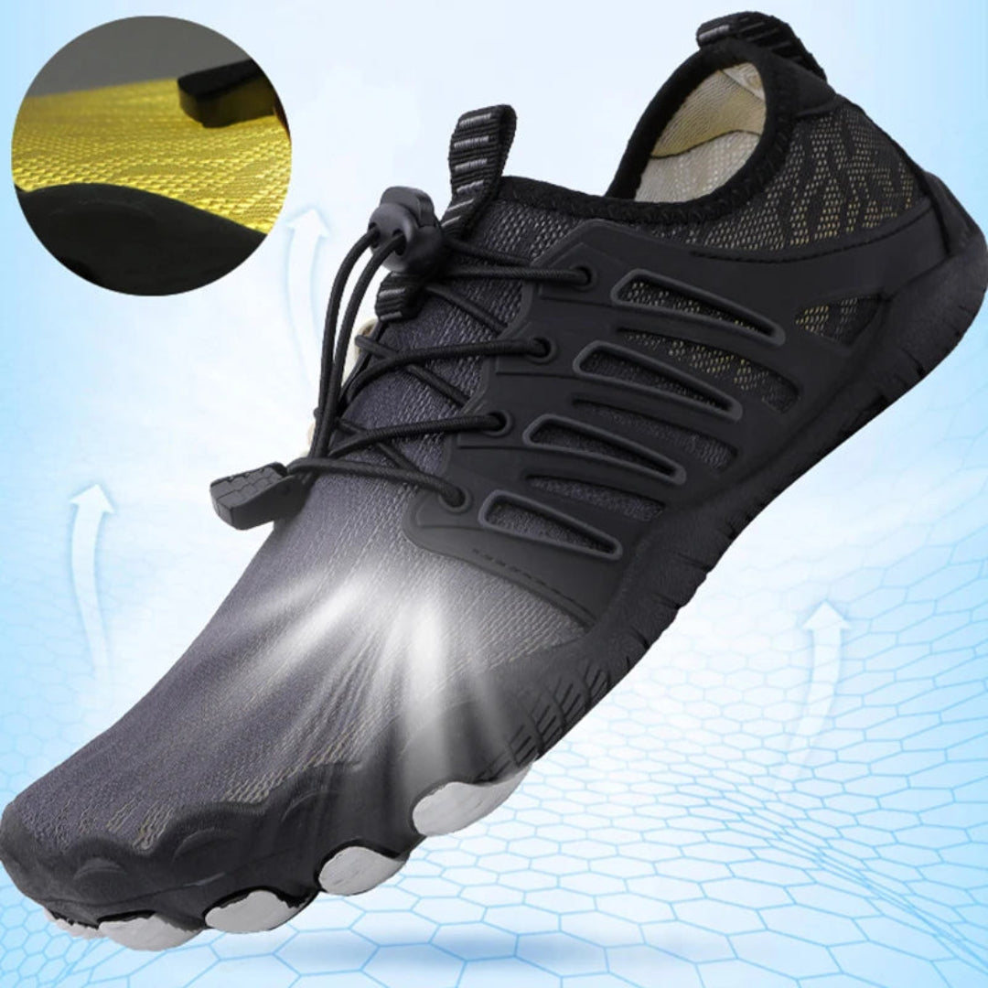 Zapatos ortopédicos para pies descalzos