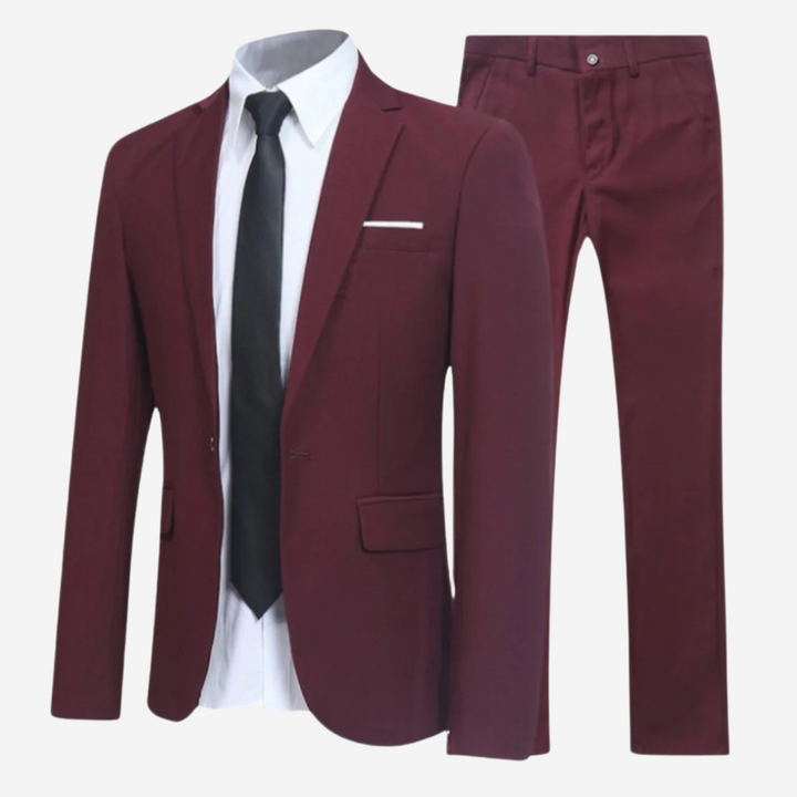Traje de dos piezas de lujo para hombre