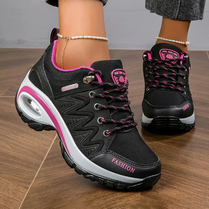 Zapatos de senderismo coloridos e impermeables para mujeres