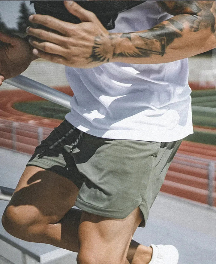 Pantalones cortos deportivos 2 en 1 para hombre: diseñados para el rendimiento y la comodidad